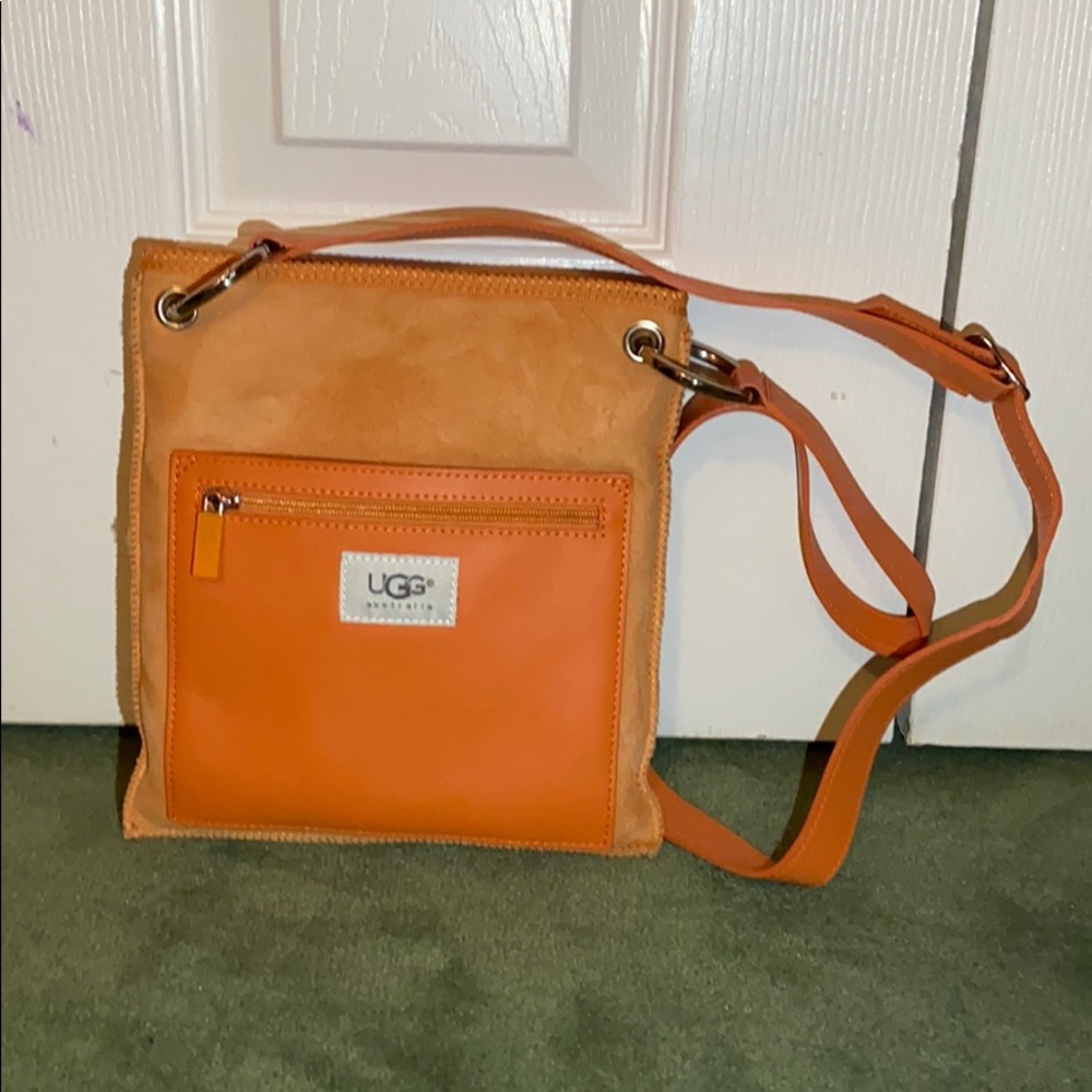 Orange Ugg Cross body bag